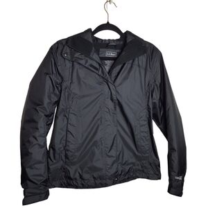 L.L. Bean Women's Black Tek Jacket with hood, size XSP